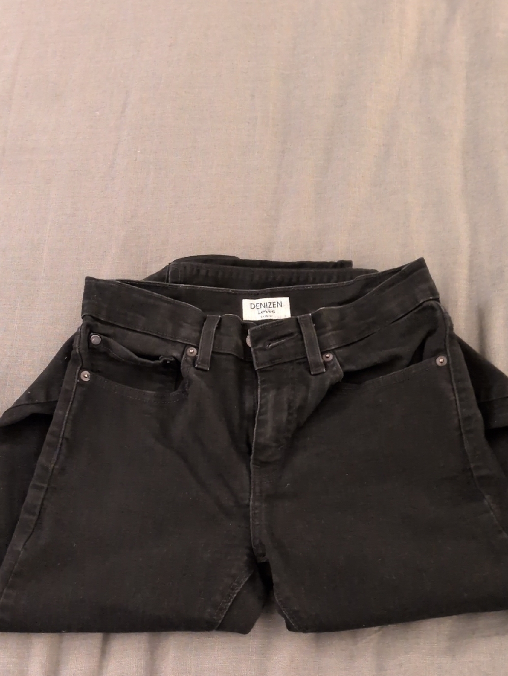 Girls Levi's Black Elastic Comfort Fit Denim Jeans Size 16R
